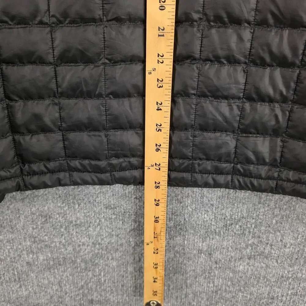 The North Face Jacket Men Large Black Eco ThermoBall Puffer Matte Outdoor Travel